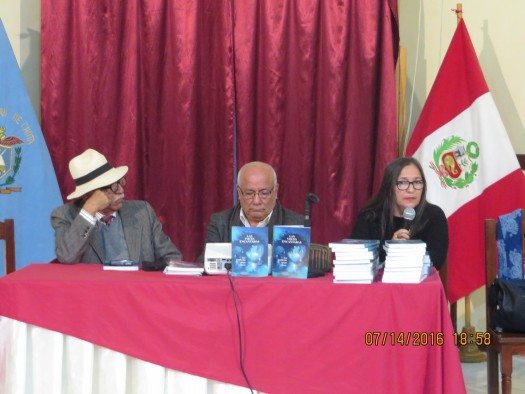 Javier Villegas, José Guillermo Vargas y Mirian Caloretti
