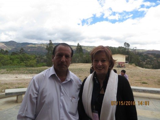 Profesor Manuel Bautista Mestanza y María Juliana Villafañe